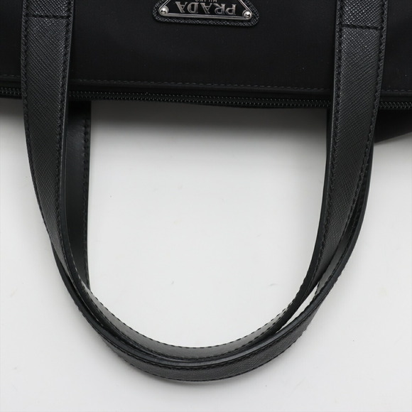 Prada Tessuto Nylon Leather Backpack Rucksack Black - Picture 5 of 8